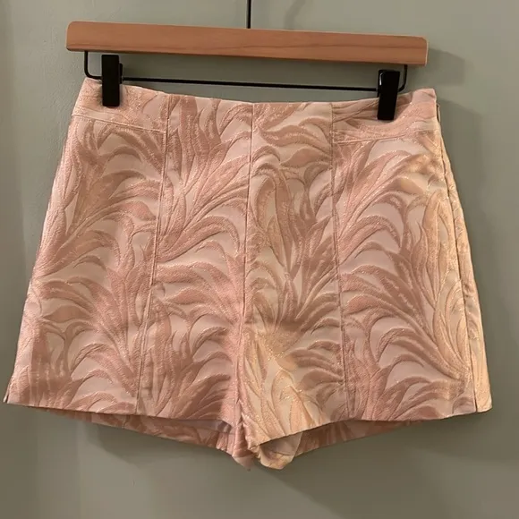 Intermix Lydia Lurex Jacquard Shorts - Size P