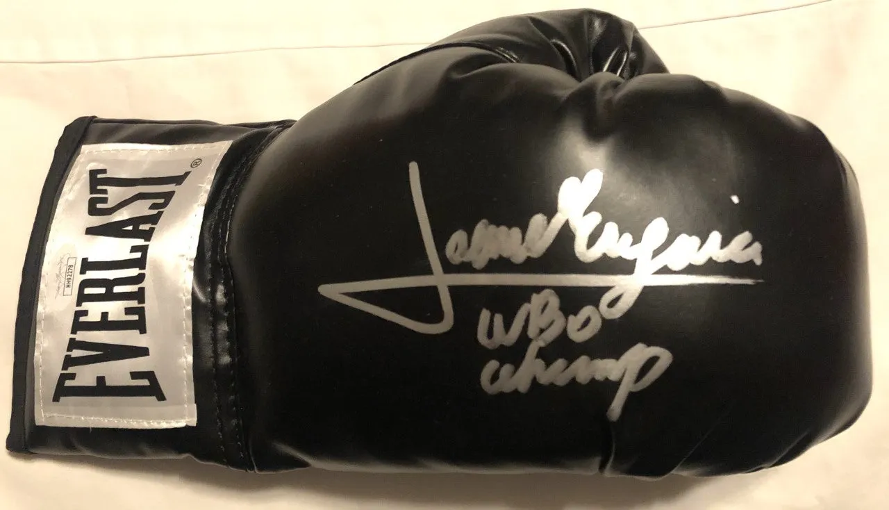 Jaime Munguia signed autographed Red boxing glove, WBO, WBC,