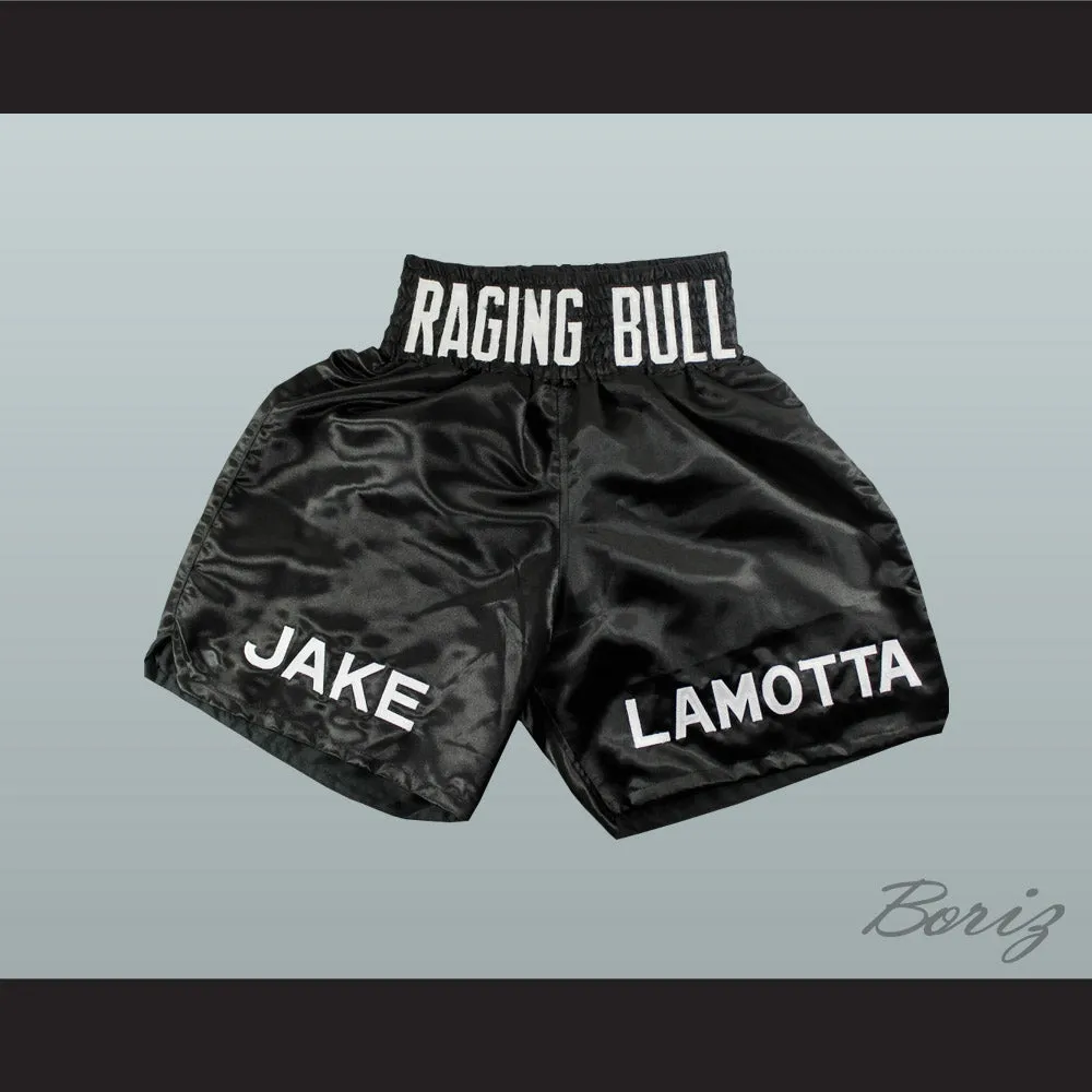 Jake 'Raging Bull' Lamotta Black Boxing Shorts