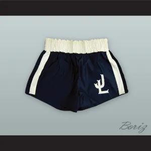 Joe Louis Black and White Boxing Shorts
