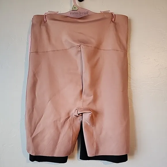 Juicy Couture Body Shaping Scuba Biker High Shorts 2 pack sz XL New black