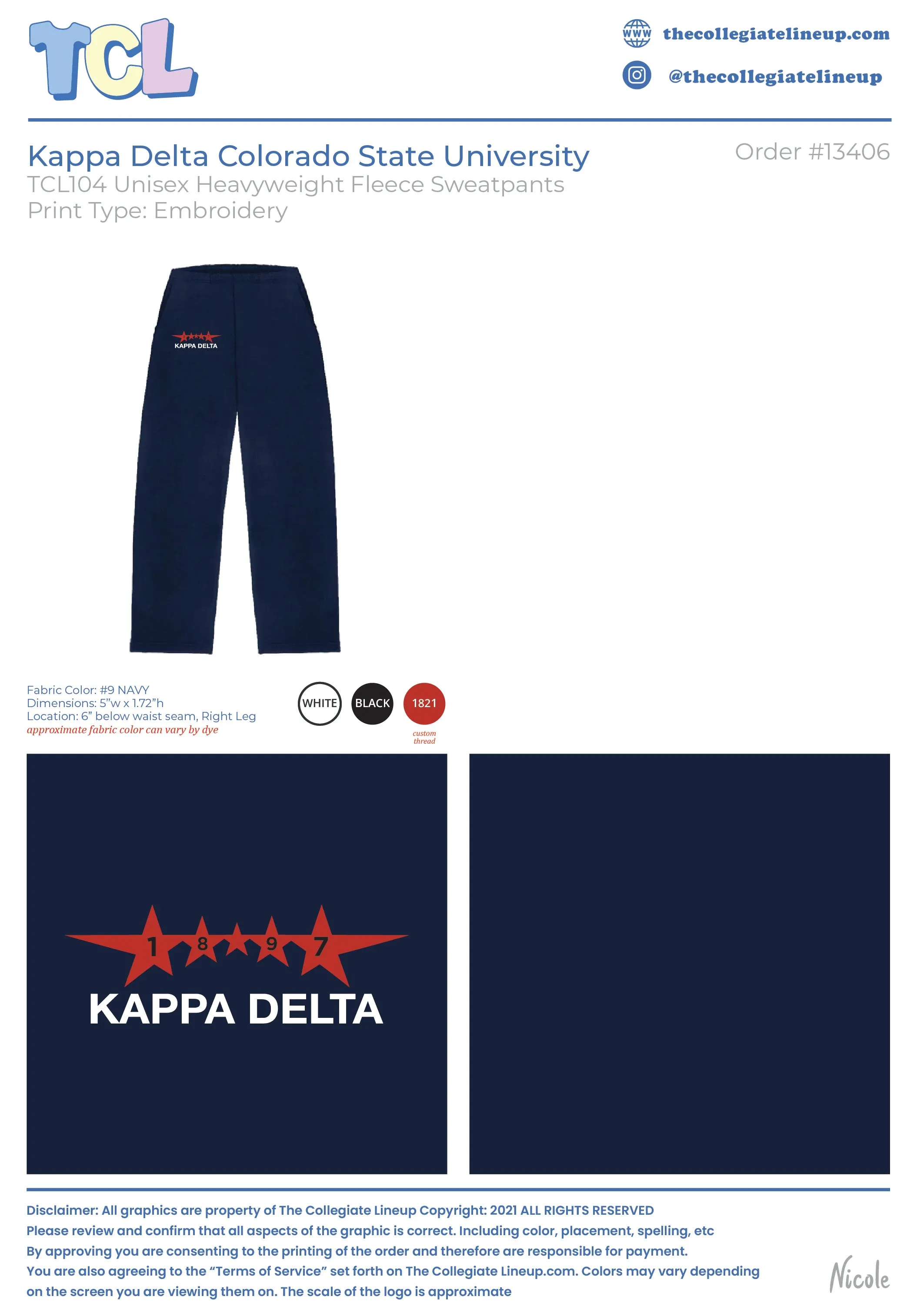 Kappa Delta Colorado State University #13406