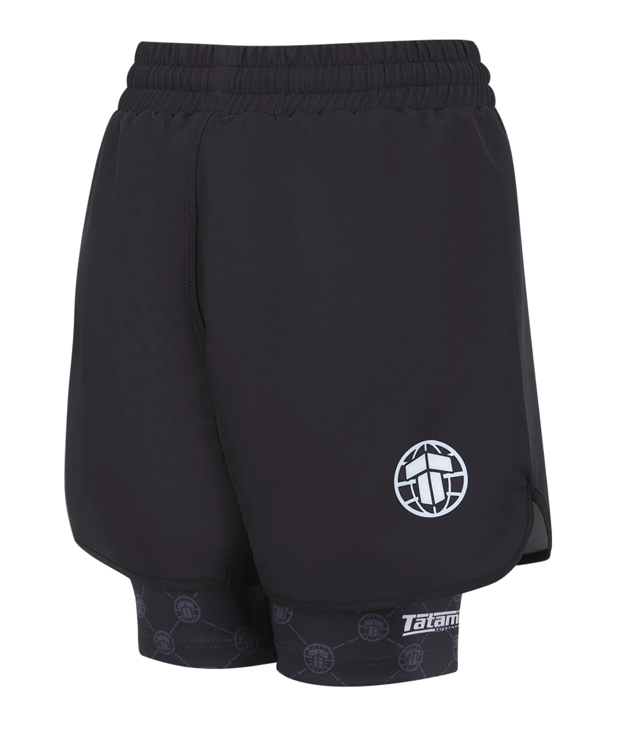 Kids Refine Hybrid Shorts - Black
