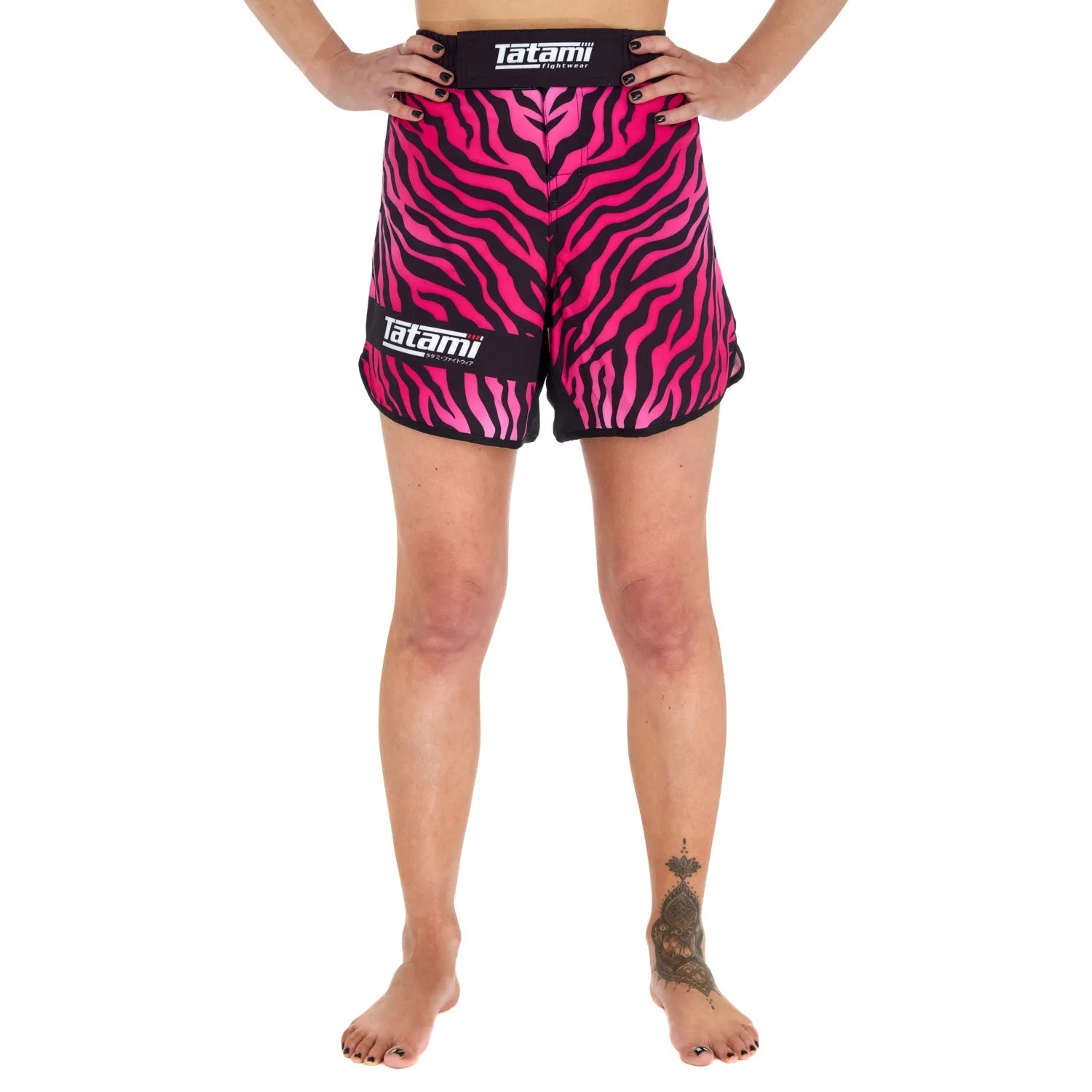 Ladies Recharge Grappling Shorts - Pink