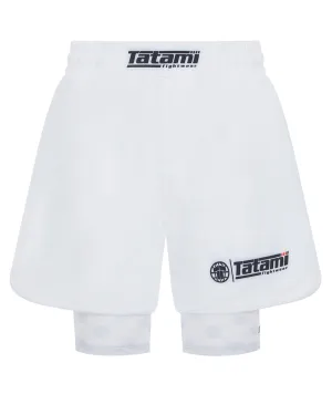 Ladies Refine Hybrid Shorts - White