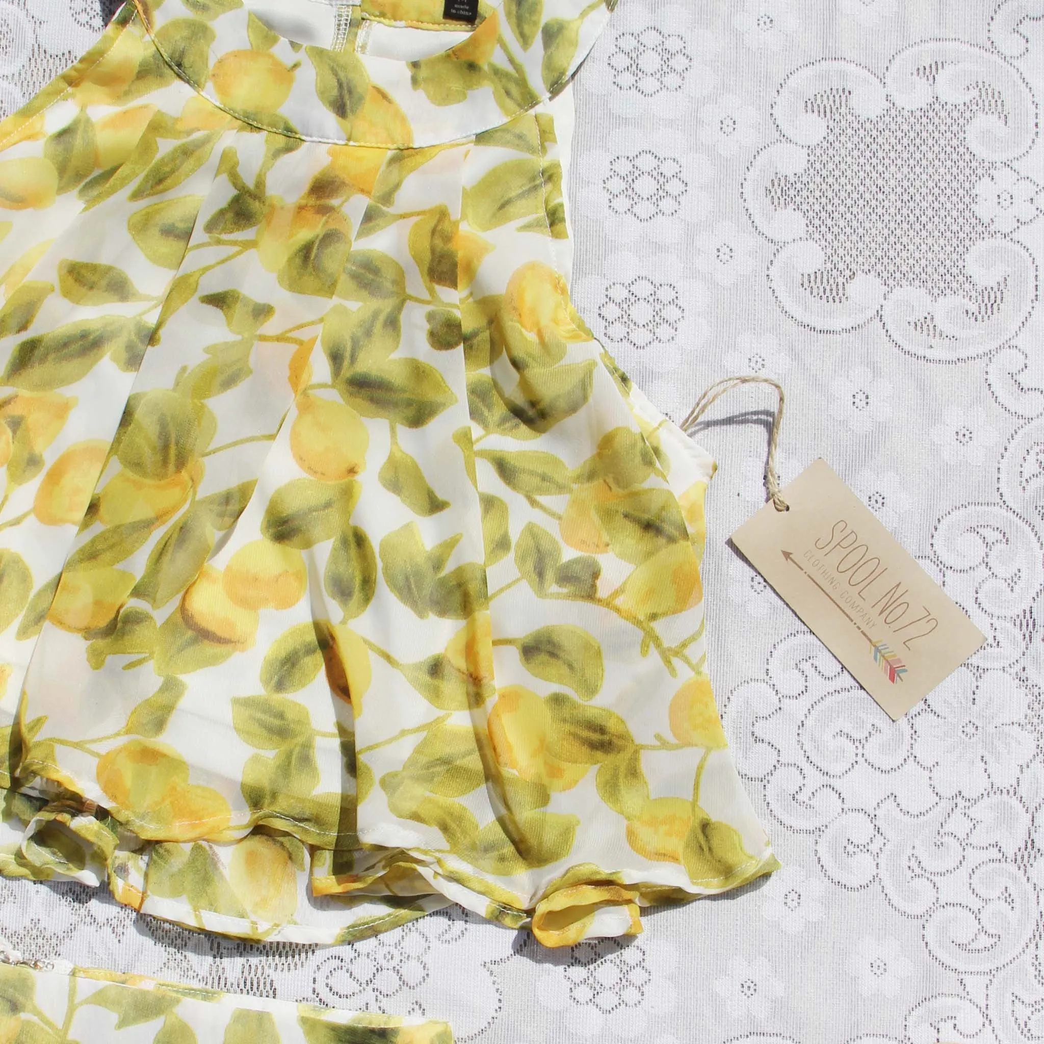 Lemon Lover Top & Shorts Set
