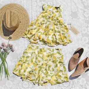 Lemon Lover Top & Shorts Set