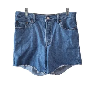 Levi's 501 cut off button fly high rise shorts