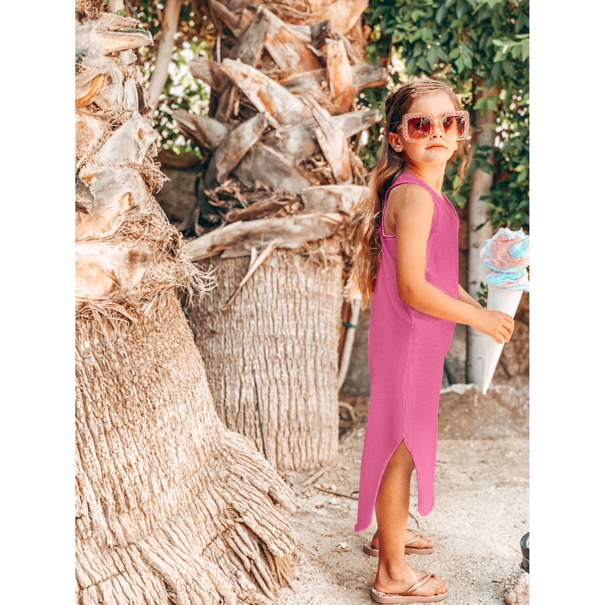 Lexi Tank Dress Bubble Gum Pink