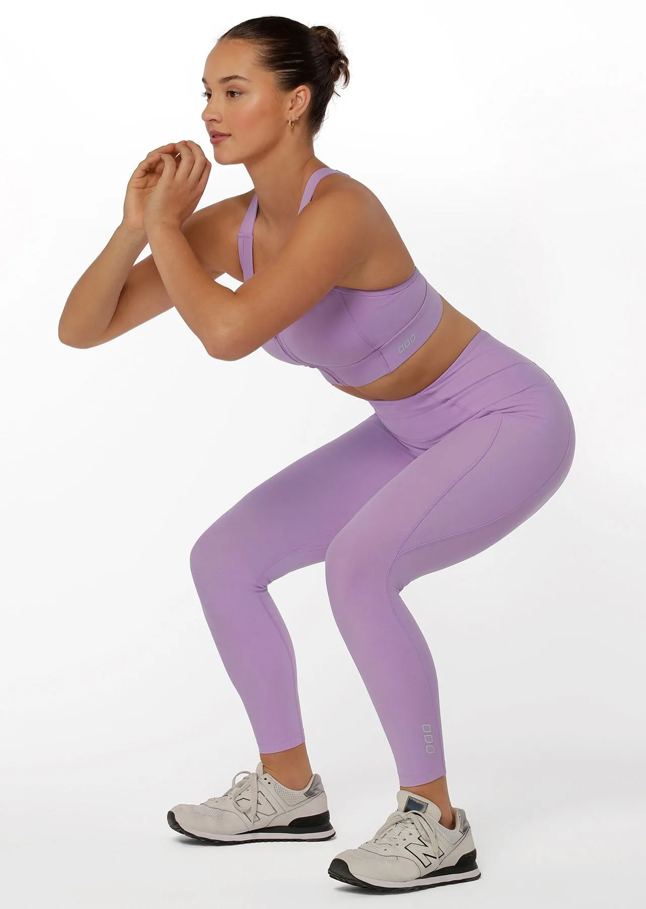 Lorna Jane Ultimate Excel Ankle Biter Leggings - Lilac Buzz