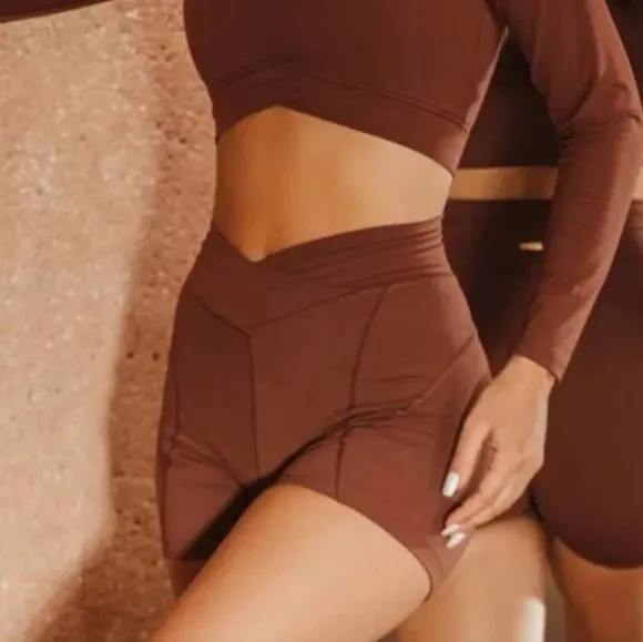 L*space Active Tessa Brooks Carter Bike Shorts NEW