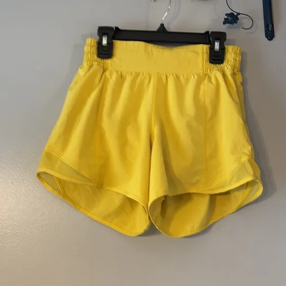 lululemon athletica Women's Sonic Yellow High-Rise Shorts