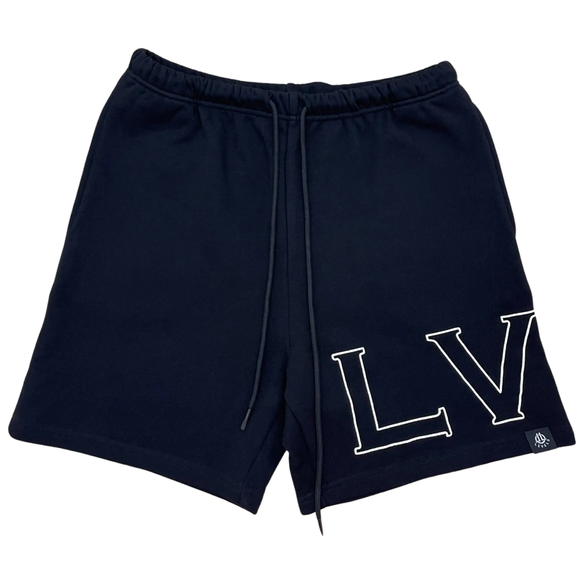 LVLS PREMIUM SHORTS | BLK/NUDE