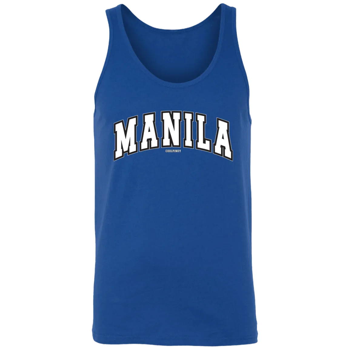 Manila Arch White CP Unisex Cotton Tank Top