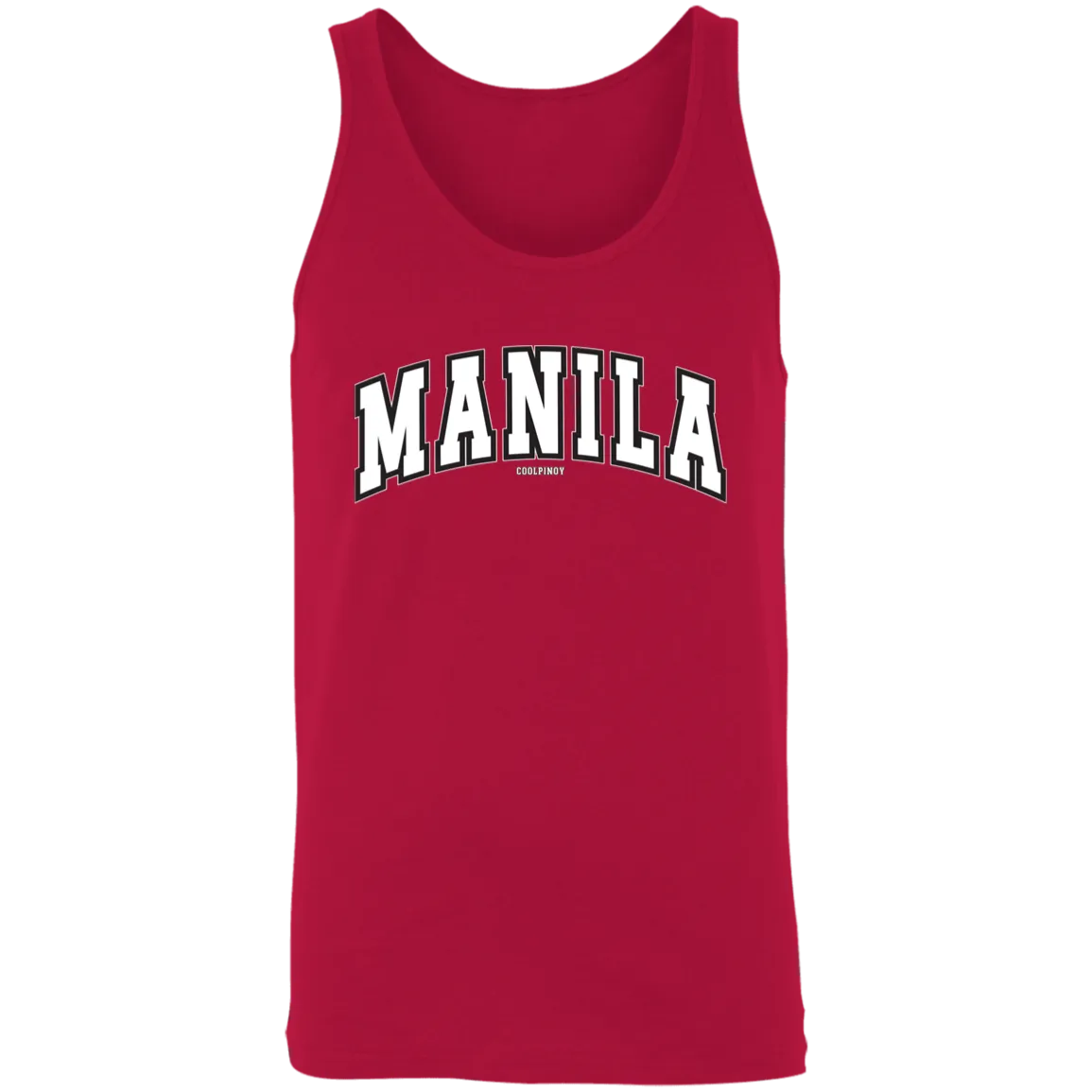 Manila Arch White CP Unisex Cotton Tank Top