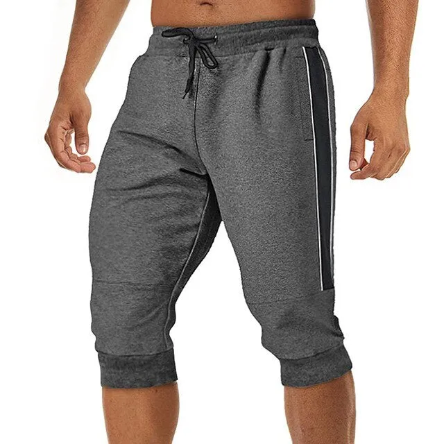 Men Capri Jogging Summer 3/4 Sweatpants