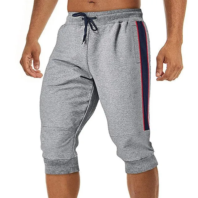 Men Capri Jogging Summer 3/4 Sweatpants