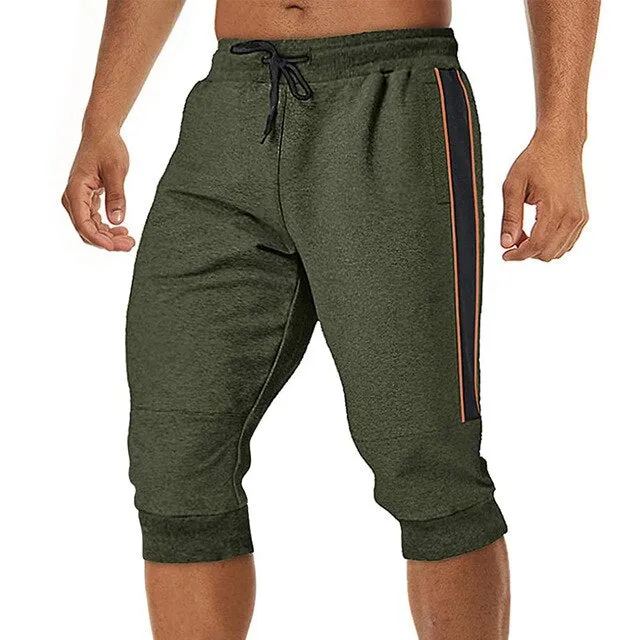 Men Capri Jogging Summer 3/4 Sweatpants