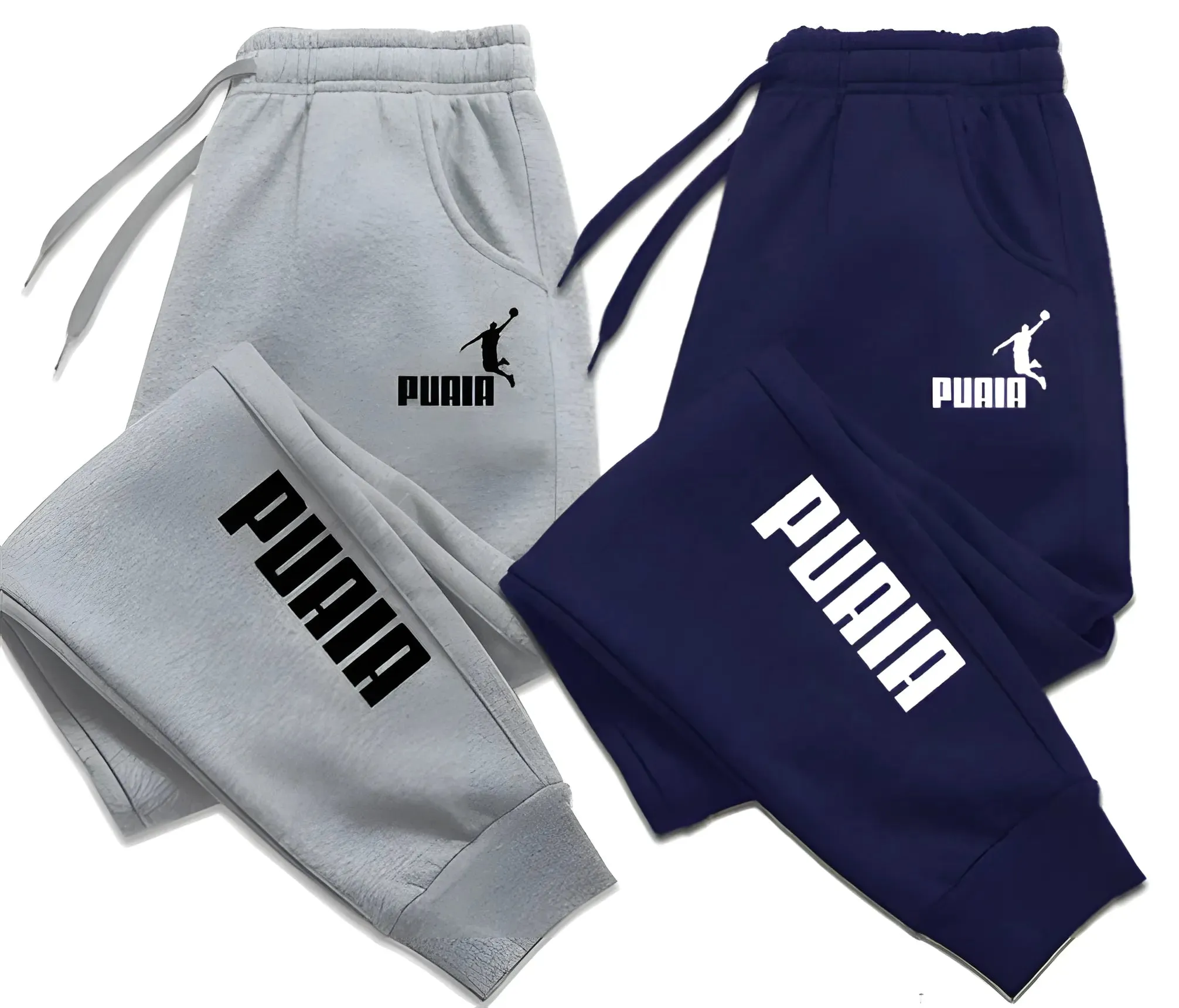 Men's Print Sweatpants for Autumn/Winter