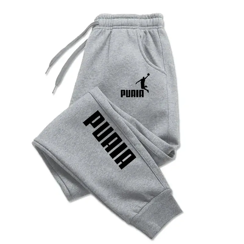 Men's Print Sweatpants for Autumn/Winter