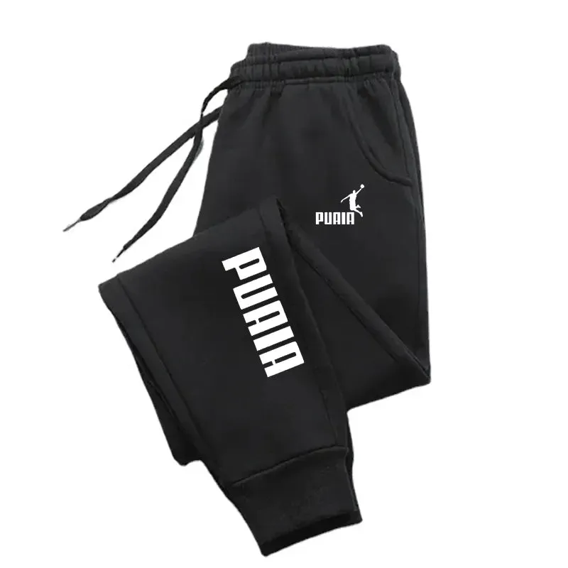 Men's Print Sweatpants for Autumn/Winter