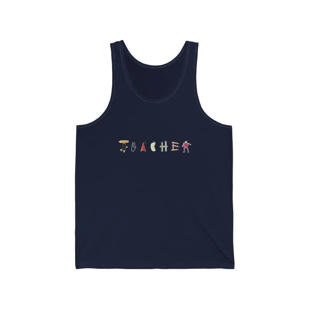 Men's Teacher Objects Jersey Tank