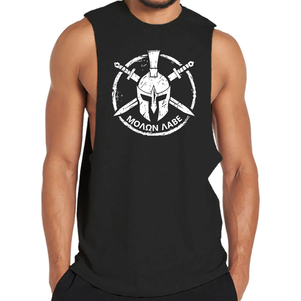 Molon Labe Graphic Tank Top