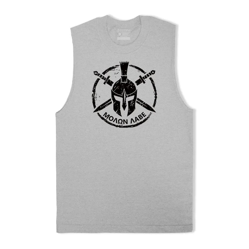 Molon Labe Graphic Tank Top