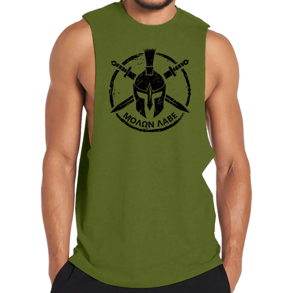 Molon Labe Graphic Tank Top