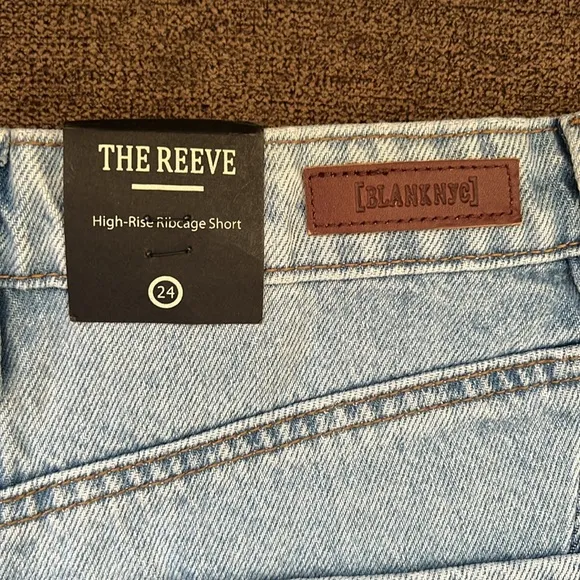 New BLANKNYC The Reeves High-Rise Ribcage shorts Size 24
