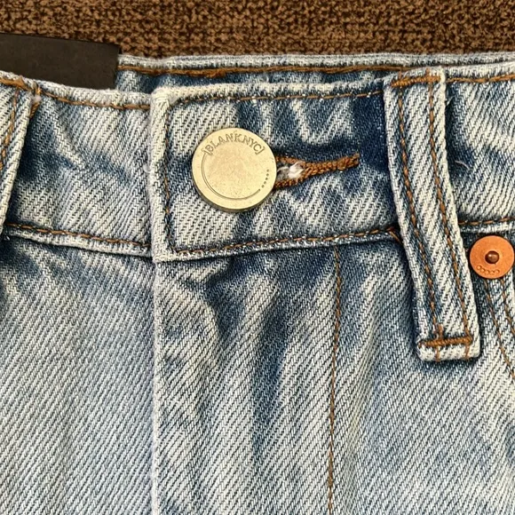 New BLANKNYC The Reeves High-Rise Ribcage shorts Size 24