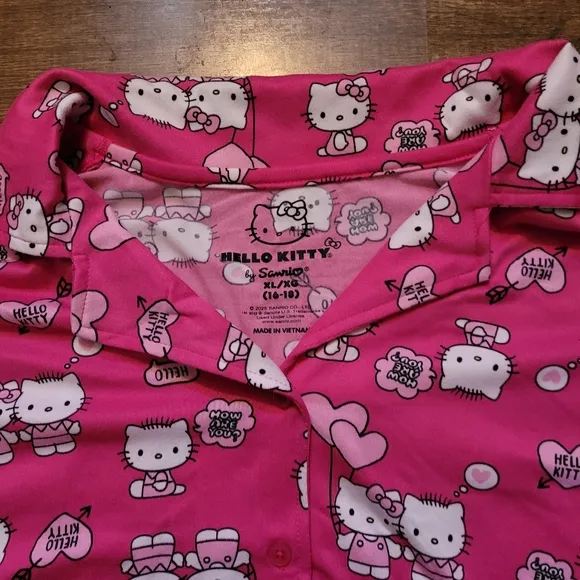 New Hello Kitty Valentine's Day pajamas pajama set shorts 2025 Sanrio 2X
