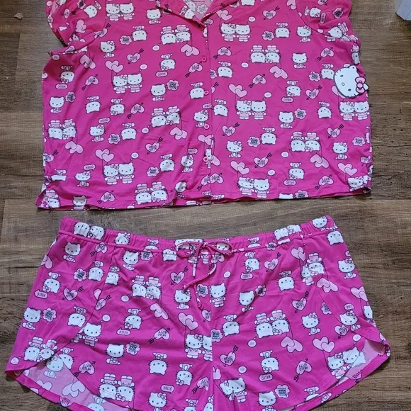 New Hello Kitty Valentine's Day pajamas pajama set shorts 2025 Sanrio 2X