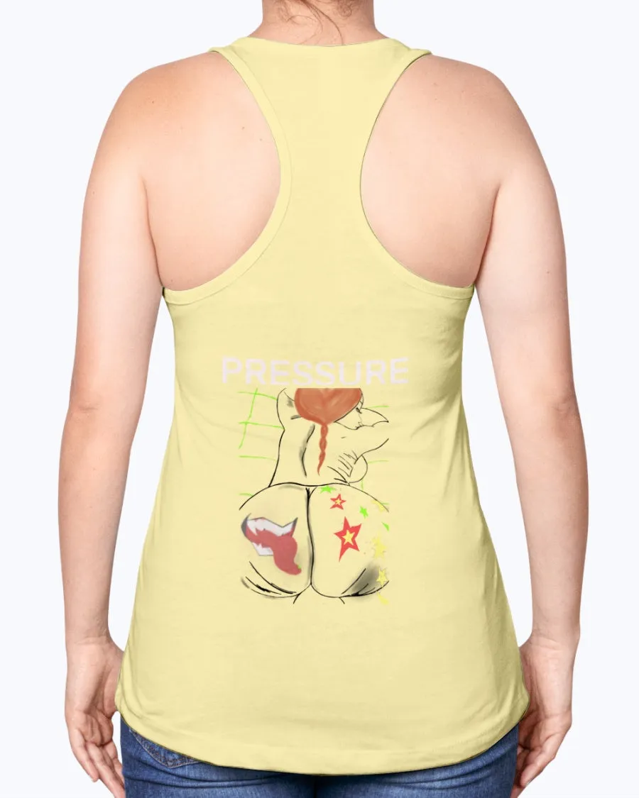 Next Level Ladies Racerback Tank PRESSURE -