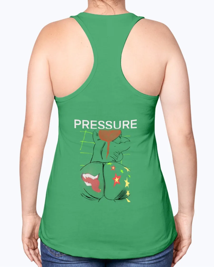Next Level Ladies Racerback Tank PRESSURE -