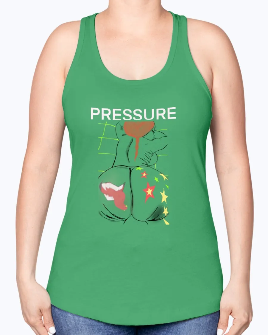 Next Level Ladies Racerback Tank PRESSURE -