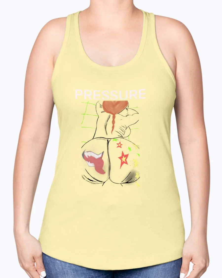 Next Level Ladies Racerback Tank PRESSURE -