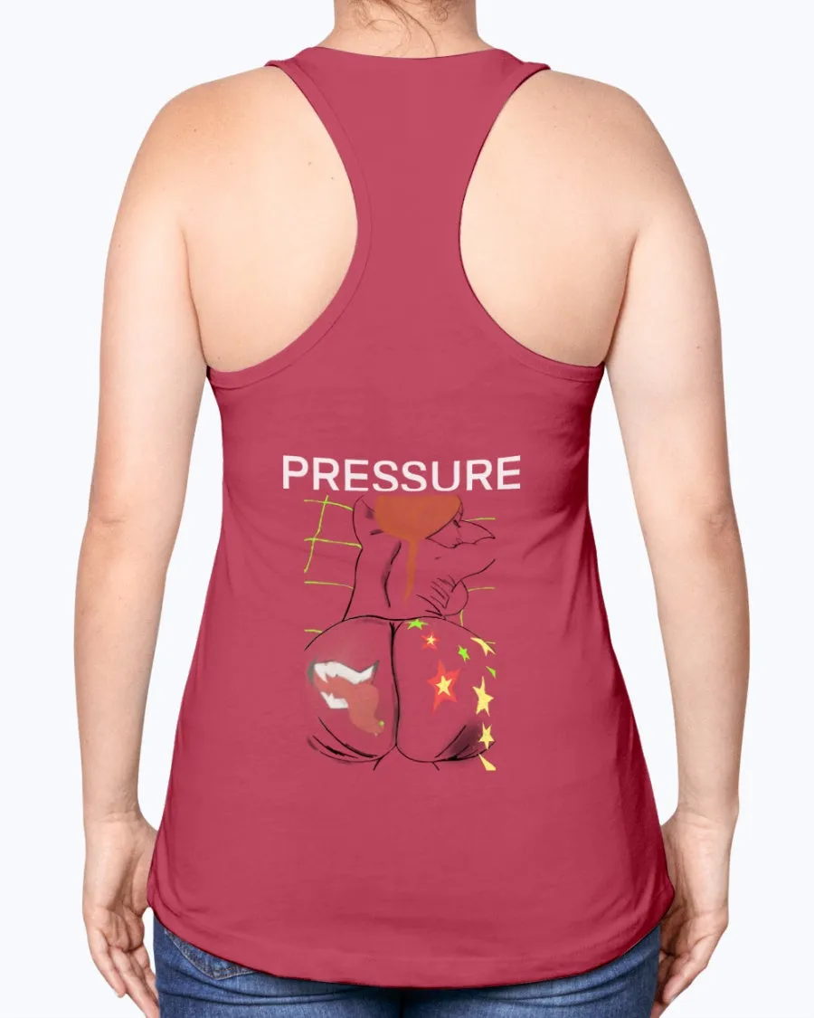 Next Level Ladies Racerback Tank PRESSURE -