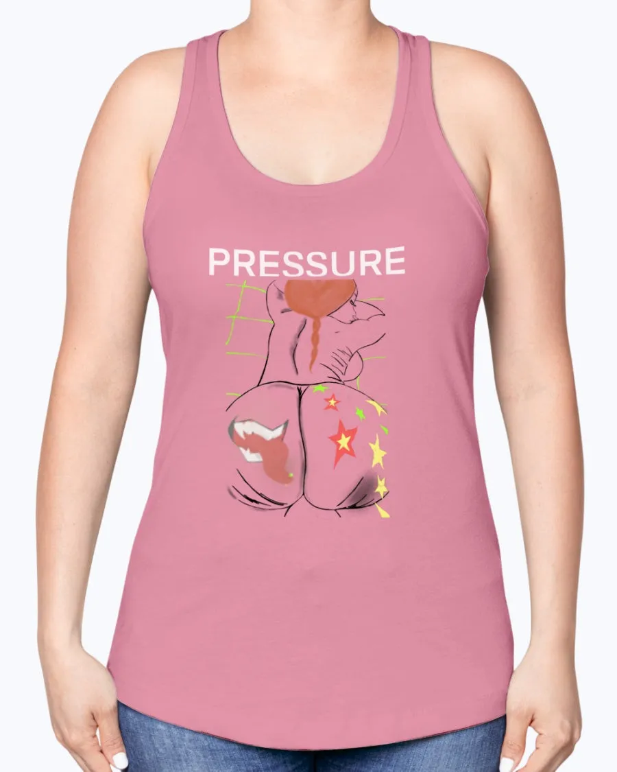 Next Level Ladies Racerback Tank PRESSURE -