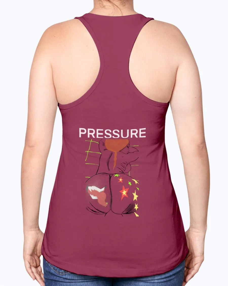 Next Level Ladies Racerback Tank PRESSURE -