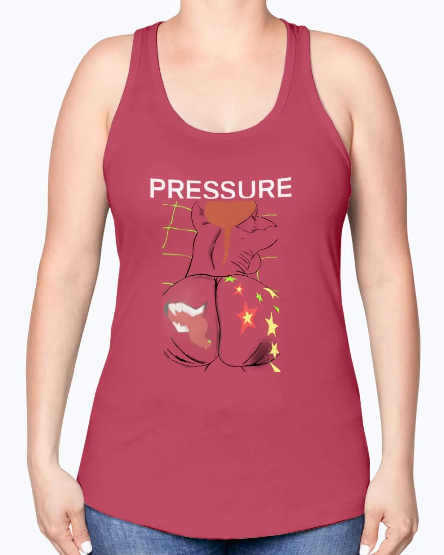 Next Level Ladies Racerback Tank PRESSURE -