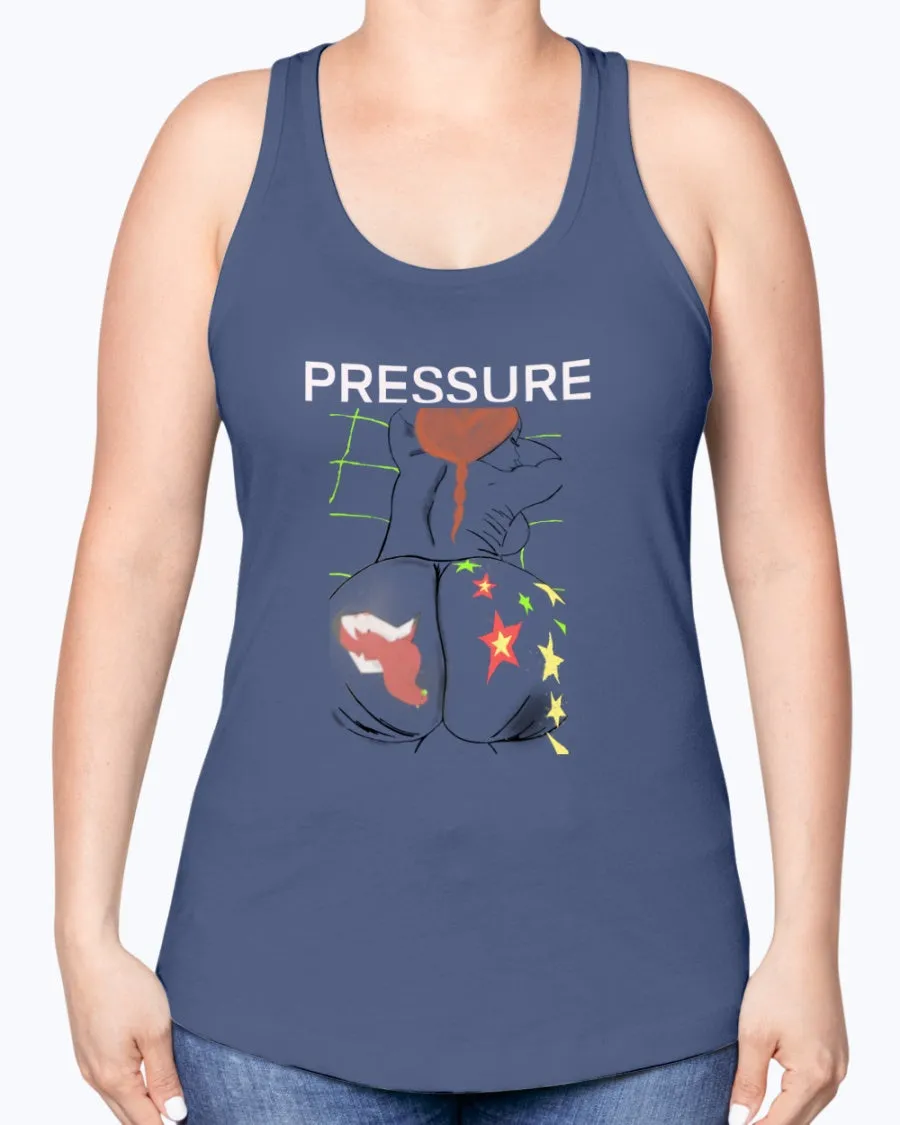 Next Level Ladies Racerback Tank PRESSURE -