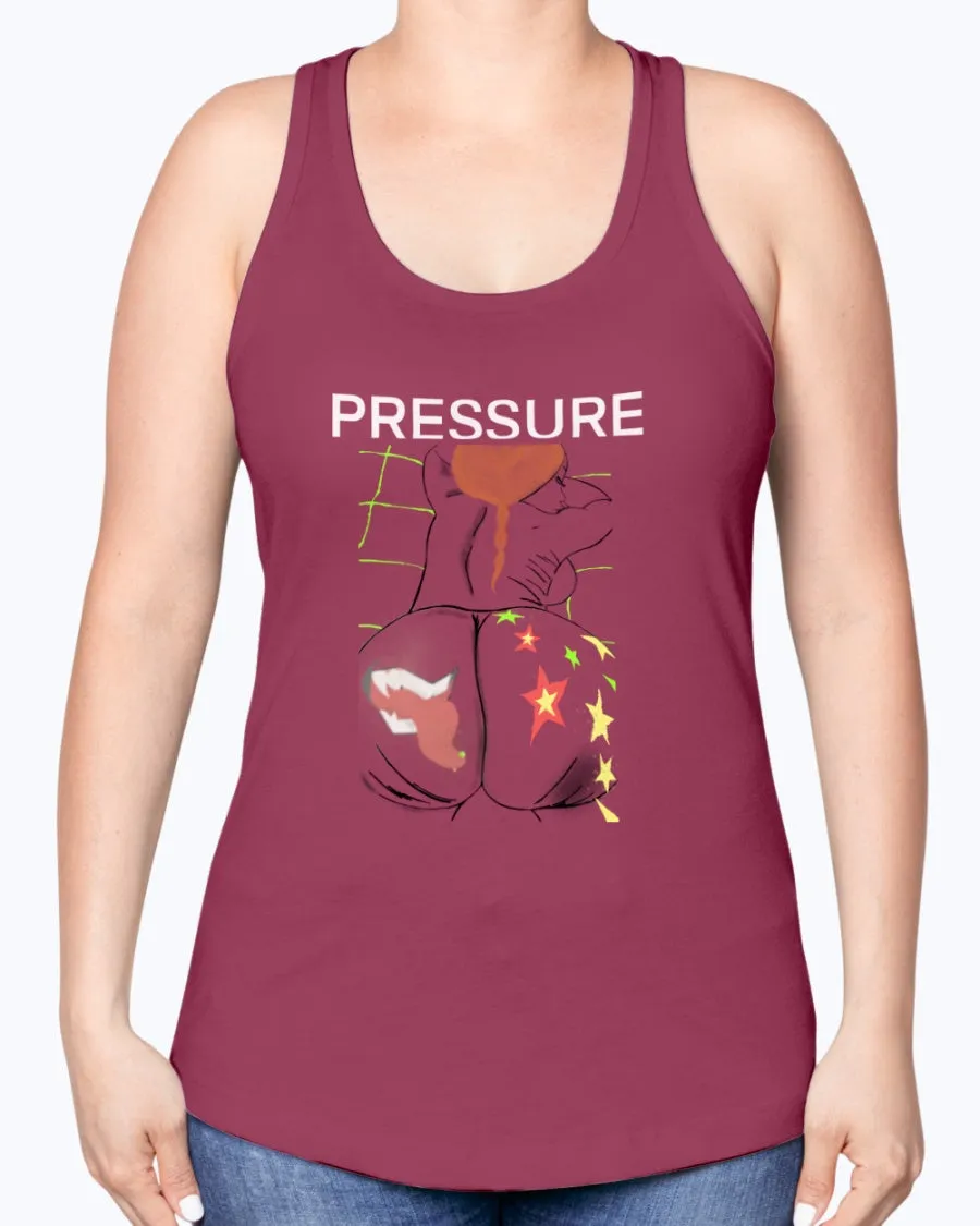 Next Level Ladies Racerback Tank PRESSURE -