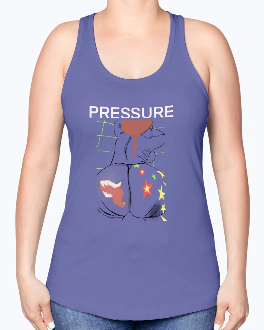 Next Level Ladies Racerback Tank PRESSURE -