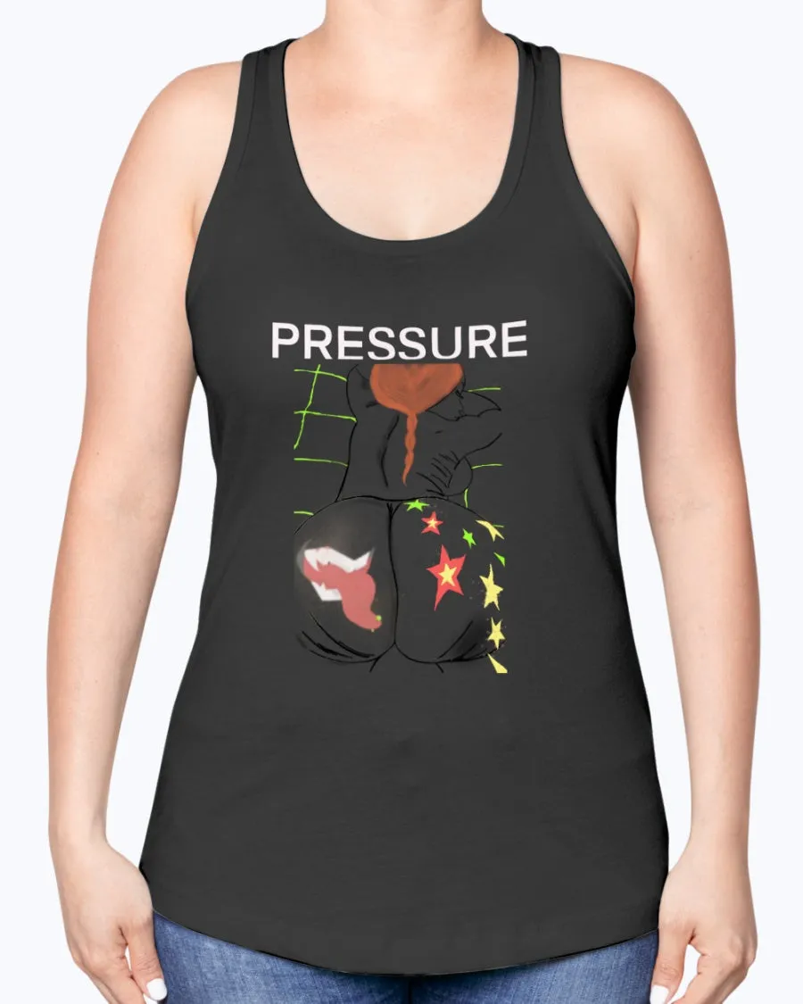 Next Level Ladies Racerback Tank PRESSURE -