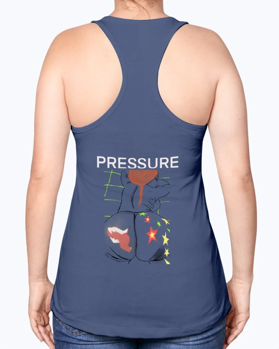 Next Level Ladies Racerback Tank PRESSURE -