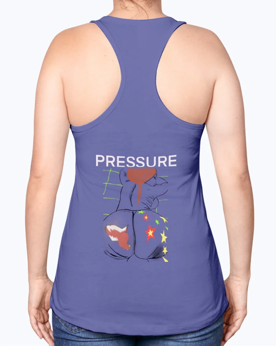 Next Level Ladies Racerback Tank PRESSURE -