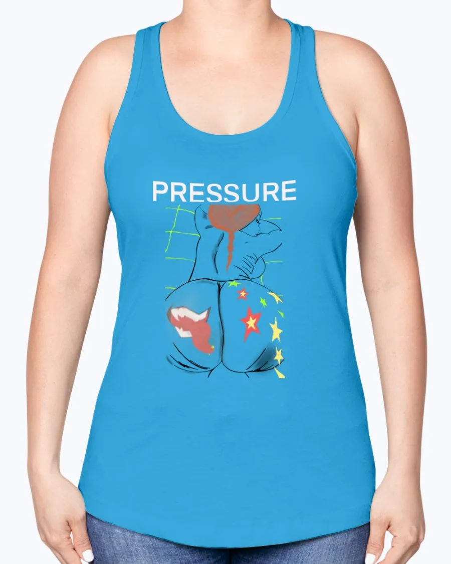 Next Level Ladies Racerback Tank PRESSURE -