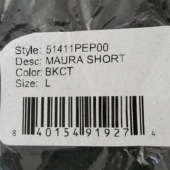 N:PHILANTHROPY Women's Maura Vegan Leather Shorts Black Cat L
