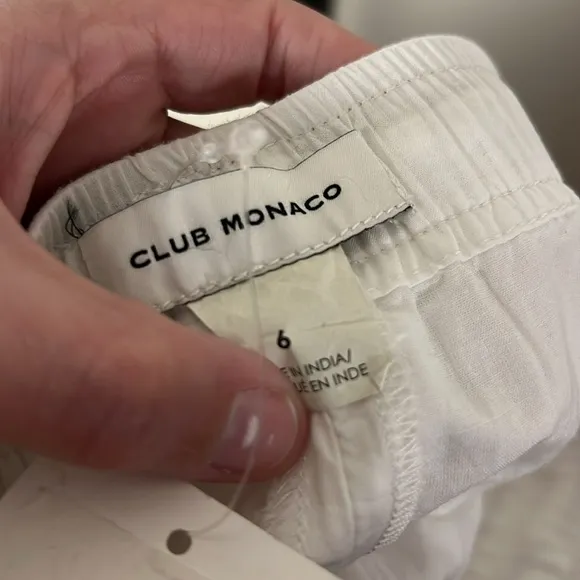 NWT Club Monaco Eyelet Shorts Size 6
